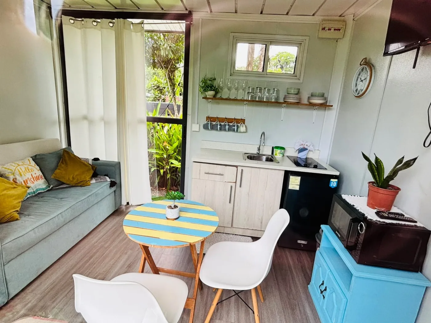 Sala y cocina Tiny House